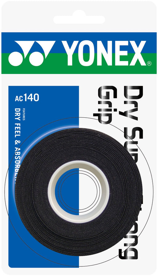 YONEX Tennis Badminton Grip Tape Dry Super Strong Grip 3 pieces AC140 Black NEW_2
