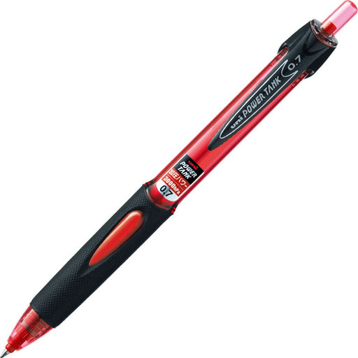 uni POWER TANK 0.7mm Pressurized Ink Ballpoint Pen SN200PT07.15 Red Ink NEW_1