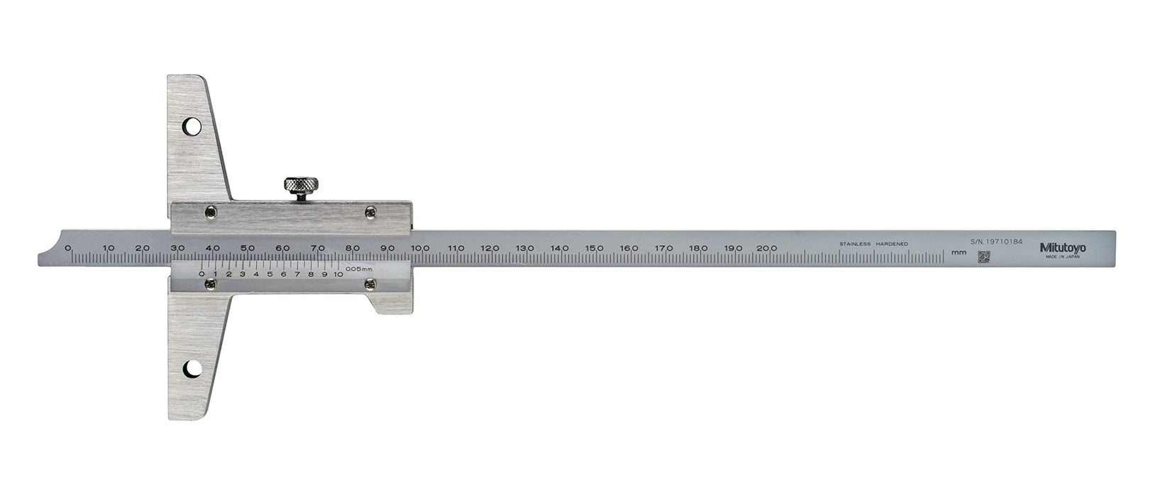 Mitutoyo 527-202 Vernier Depth Gauge VDS20 0-200mm 0.05mm General depth NEW_3