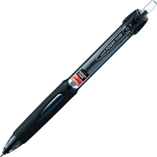 uni POWER TANK 0.7mm Pressurized Ink Ballpoint Pen SN200PT07.24 Black Ink NEW_1