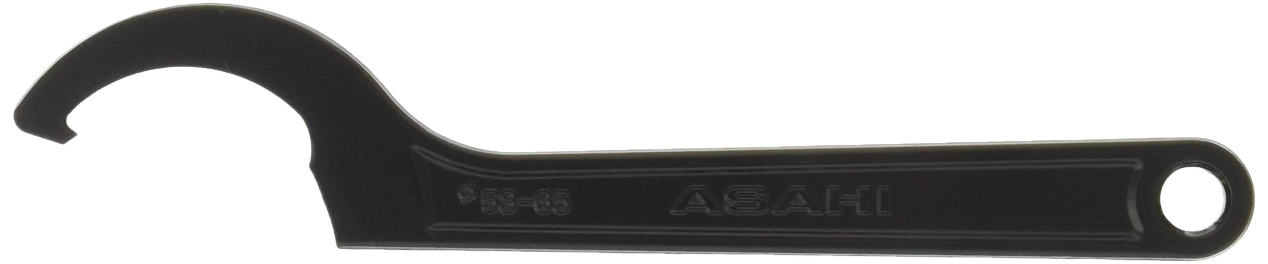 Asahi Metal Industry ASH Hooker Spanner Black 58/65 FK0058 Made in Japan NEW_1