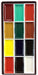 Kissho Gansai Tambi Watercolor Jananese Art Paint Set of 12 Colors Water Proof_1