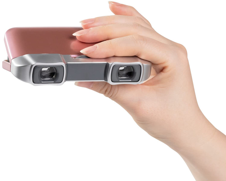 Kenko Binoculars Pliant Opera Glasses 3x25 Slim Caliber Foldable Pink 417515 NEW_3