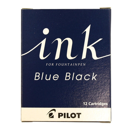 Pilot IRF-12S-BB BLUE BLACK Ink Cartridge for Fountain Pen 12 cartridges NEW_1