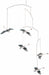 Flensted mobiles Scandinavian Swan Hanging Mobile Handmade in Denmark White NEW_1