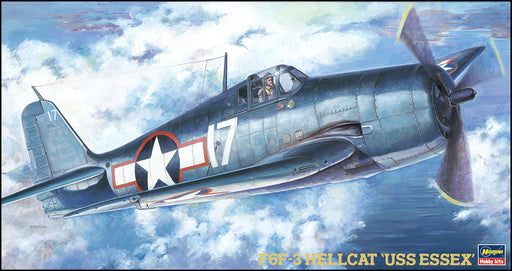 Hasegawa 1/48 scale US Navy F6F-3 Hellcat USS Essex Plastic Model Kit HAJT34 NEW_2