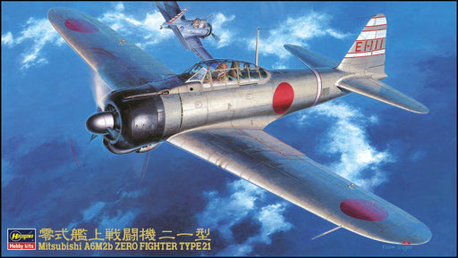 Hasegawa 1/48 Japan Navy Mitsubishi A6M2b Zero Fighter Type 21 Model Kit JT43_2