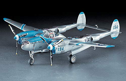 Hasegawa 1/48 scale American Army P-38J Lightning Plastic Model Kit HSGS2287 NEW_3