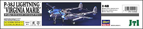 Hasegawa 1/48 scale American Army P-38J Lightning Plastic Model Kit HSGS2287 NEW_5
