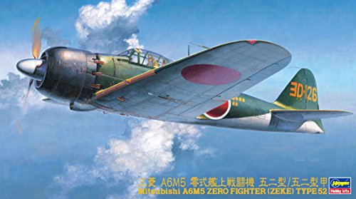 Hasegawa 1/48 Japanese Navy A6M5 Zero Fighter 52/52A Plastic Model Kit HAJT70_2