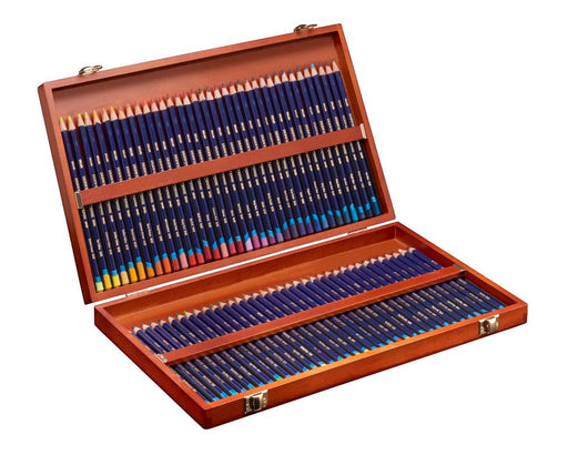 Derwent watercolor pencils ink Tense pencil Set of 72 colors w/ wood box 2301844_2
