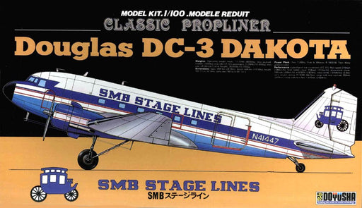 Doyusha 1/100 scale Douglas DC-3 Dakota SMB Stage Lines Kit toyca-clyd18006 NEW_1