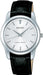 SEIKO SCXP031 Watch Men's Black White Analog Round Face Quartz Cowhide Leather_1