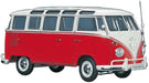 Hasegawa 1/24 VW Volkswagen Type 2 Microbus 23 Window Plastic Model Kit HSGS2121_1