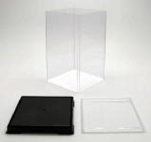 Octagon Plastic case Figure Display Case W24xS24xH23cm Clear Plastic ‎TK242423_2