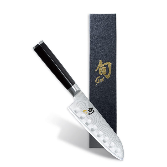 KAI Shun Classic Santoku Knife Dimple 135mm Stainless Steel Made in Japan NEW_1