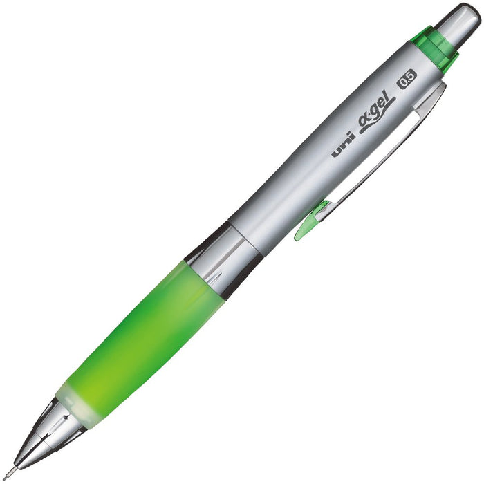 mitsubishi Mechanical Pencil Uni Alpha Gel Soft Turtle 0.5 Green M5617GG1P.5 NEW_1