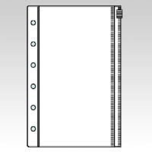 Raymay Fujii Da Vinci System Diary Pocket Size Mini 6 Holes Refill Zipper Pocket_2