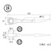 TOP ‎RM-17x21C Double-Sized Compact Ratchet Wrench 17x21mm 24 gear 250mm NEW_2