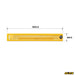 OLFA Safety Cutter Mate & Cutting Guard Guide Ruler 400mm 176B PVC Acrylic NEW_2