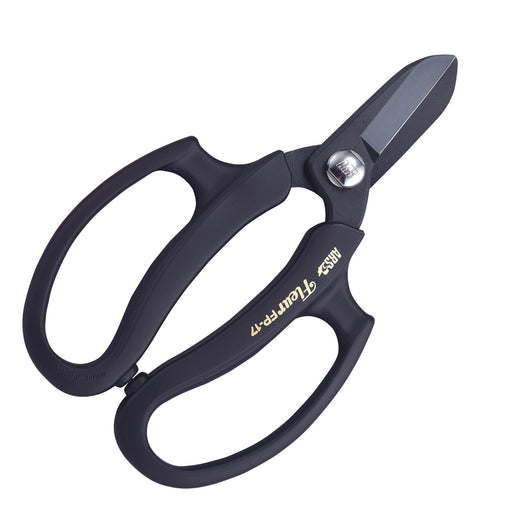 Ars Corporation Commercial Flower Scissors Fleur Black FP-17-BK HighCarbon Steel_1