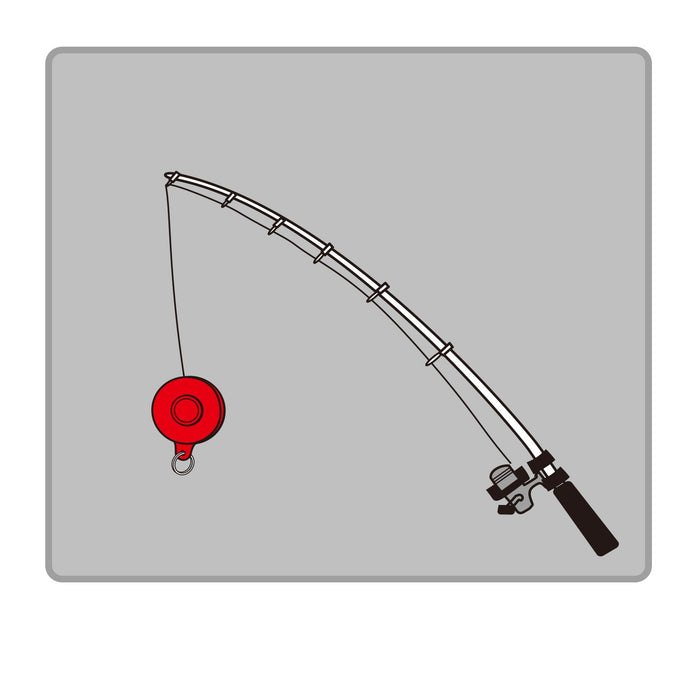 DAIICHI SEIKO Blade knot Assist 32104 polyethylene Red 17g with Carabiner NEW_2