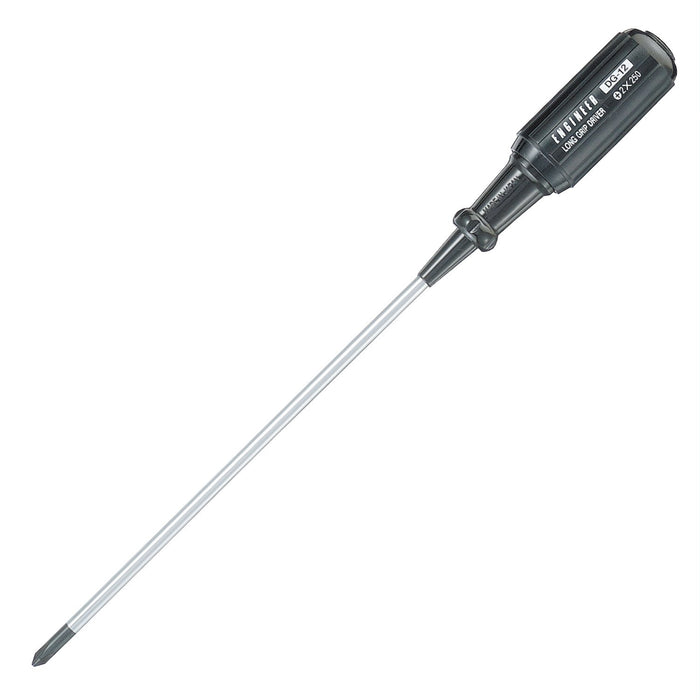 Engineer Made in JAPAN DG-12 Long Grip Screw driver 360mm Philips Magnet Tip NEW_1