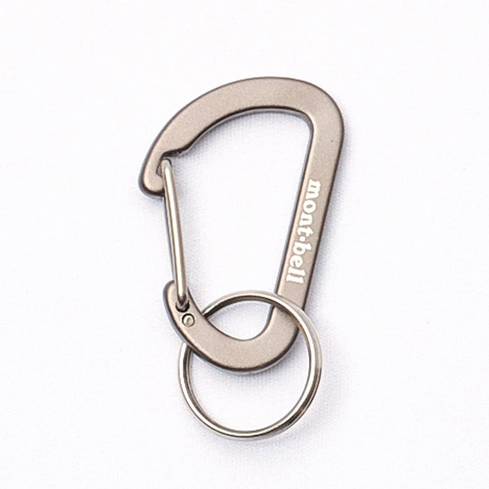 Mont-bell Key Carabiner Flat D Can 4 1124333 Gunmetal GM Key Holder Outdoor NEW_1