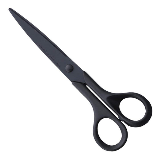 Allex Black Desk Scissors LF 15124 Alloy Steel, Stainless Steel Powder Coated_1