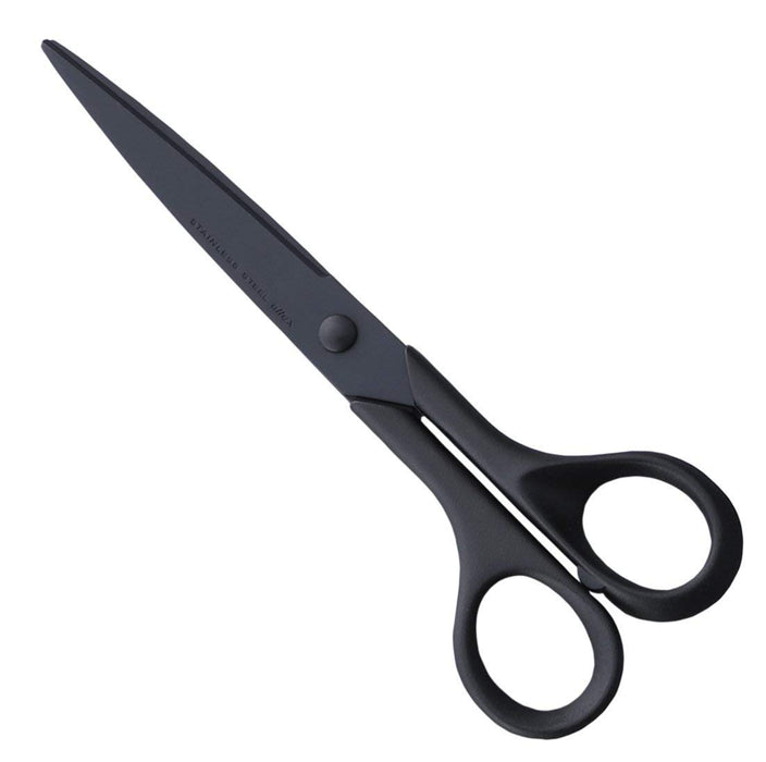 Allex Black Desk Scissors LF 15124 Alloy Steel, Stainless Steel Powder Coated_1