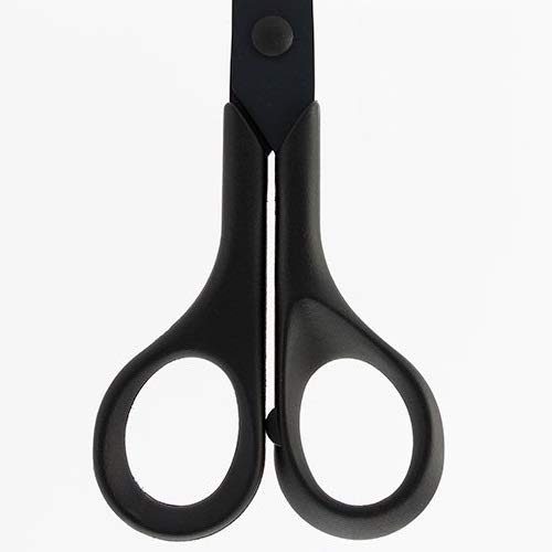 Allex Black Desk Scissors LF 15124 Alloy Steel, Stainless Steel Powder Coated_3