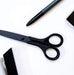 Allex Black Desk Scissors LF 15124 Alloy Steel, Stainless Steel Powder Coated_4