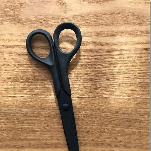 Allex Black Desk Scissors LF 15124 Alloy Steel, Stainless Steel Powder Coated_6