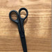 Allex Black Desk Scissors LF 15124 Alloy Steel, Stainless Steel Powder Coated_6