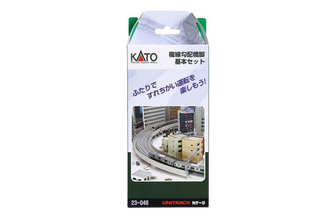 Kato N gauge 23-048 Double Track Viaduct Incline Pier Set Diorama Supplies NEW_3