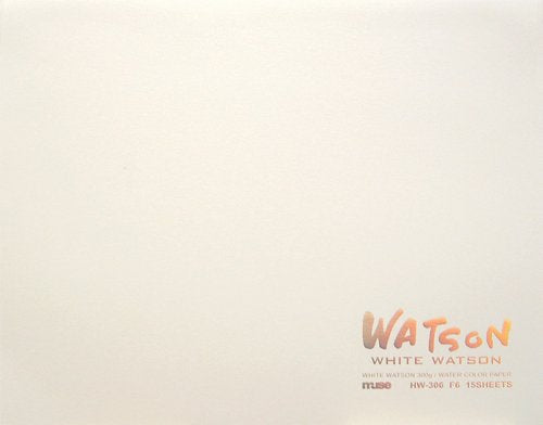 Muse Create Watercolor Paper White Watson block F2 300g 15-pieces HW-302 NEW_1