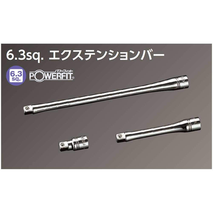 Kyoto Machine Tool Nepros 6.3mm (1/4") Extension Bar NBE2-025 Metal Power Fit_2