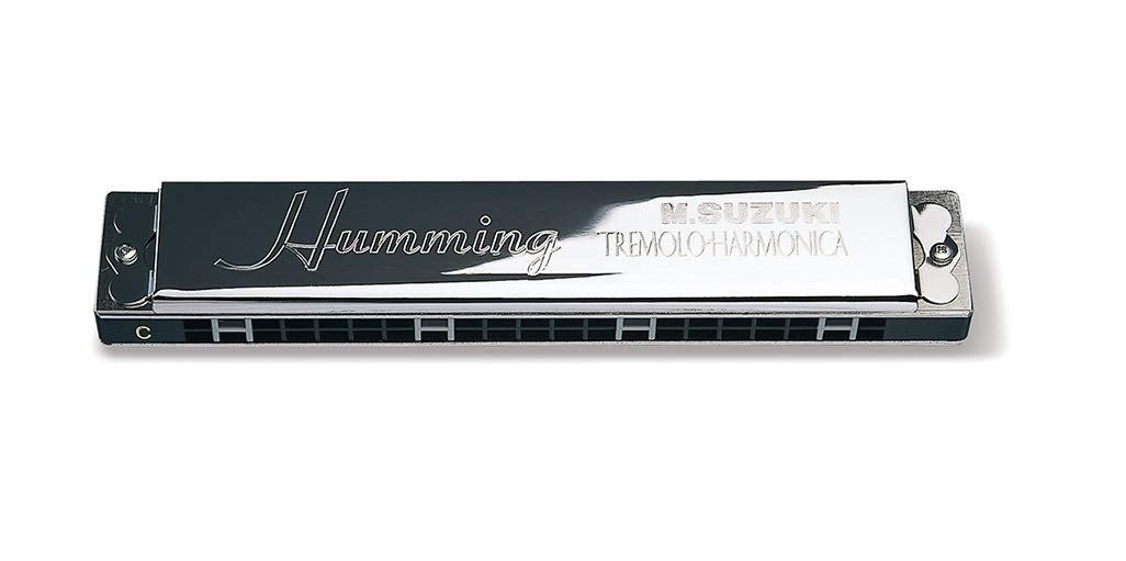 SUZUKI ‎SU-21 HUMMING F Key 21 Holes Tremolo Harmonica Brass Made in Japan NEW_1