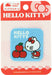 pioneer Sanrio Iron-on Patch SX74 Hello Kitty 5x5cm embroidery Fabric Cotton NEW_1