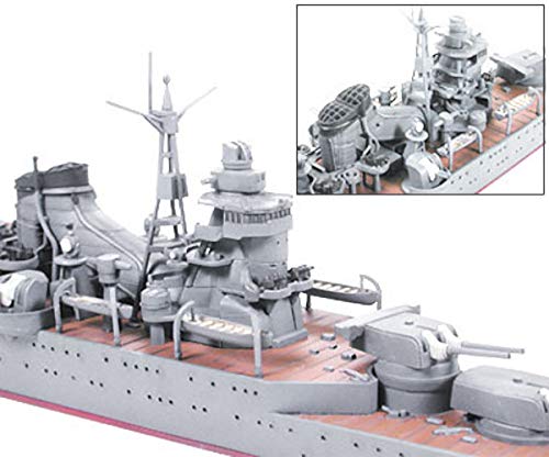 Tamiya 1/700 IJN Heavy Cruiser Suzuya Plastic Model Kit 31343 Waterline Series_3