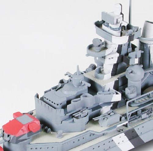Tamiya 1/700 Waterline Series No.805 German Heavy Cruiser Prinz Eugen Kit 31805_4