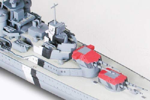Tamiya 1/700 Waterline Series No.805 German Heavy Cruiser Prinz Eugen Kit 31805_6