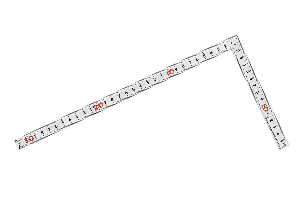 Shinwa Sokutei 10647 Curved Measure Silver 30cm Stainless Steel 320x160x1.4mm_1