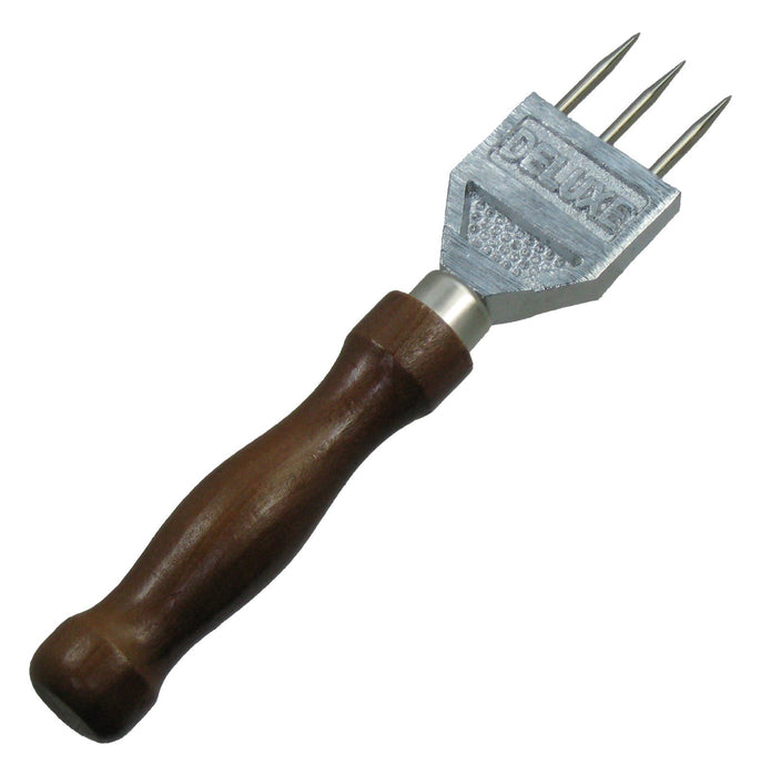 Takaku industry deluxe three-blade ice pick Wooden Handle Steel Blade 177mm NEW_1
