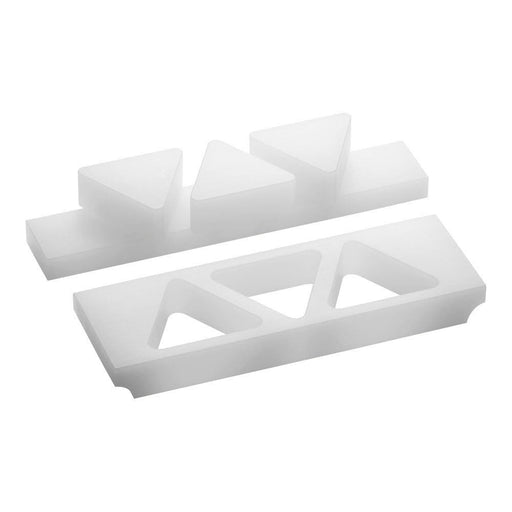 Sunnap White Onigiri Rice Ball Cooking Mold A Type 3-hole Large PE BON121 NEW_1