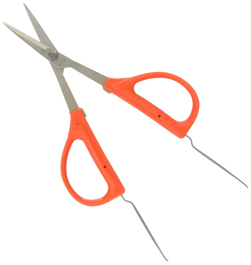 Chikamasa Stainless Steel Grape Scissors with Tweezers B-300SP Silver & Orange_1