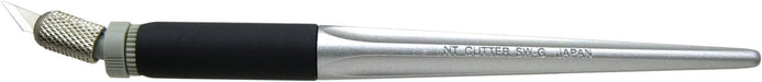 NT Cutter Cushioned Grip Swivel Craft Knife SW-600GP W144xH14xD11mm Alloy Steel_1