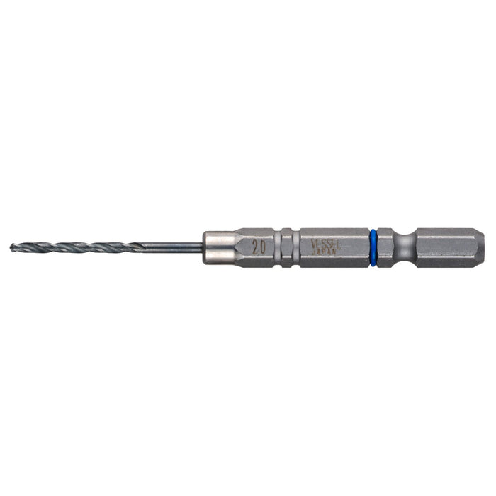 VESSEL cushion drill  Drill bit 2.0mm AMD-2.0 high speed steel L82mm Spiral NEW_1