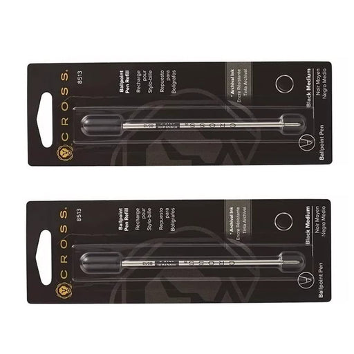 CROSS Ballpoint Pen Refills Set of 6 Refills Box Black Ink Medium Point 8513 NEW_2