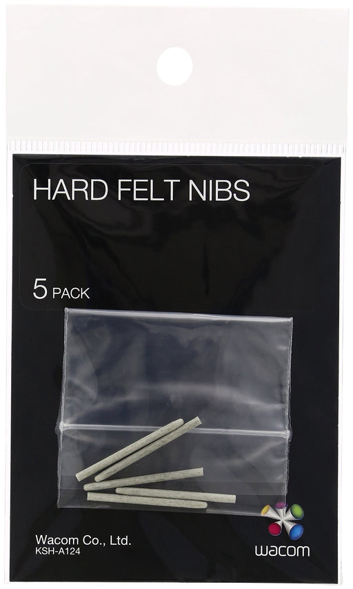 Wacom Pentablet Option ACK-20003 Hard Felt Nib For Wacom Digital Pen Set of 5_1